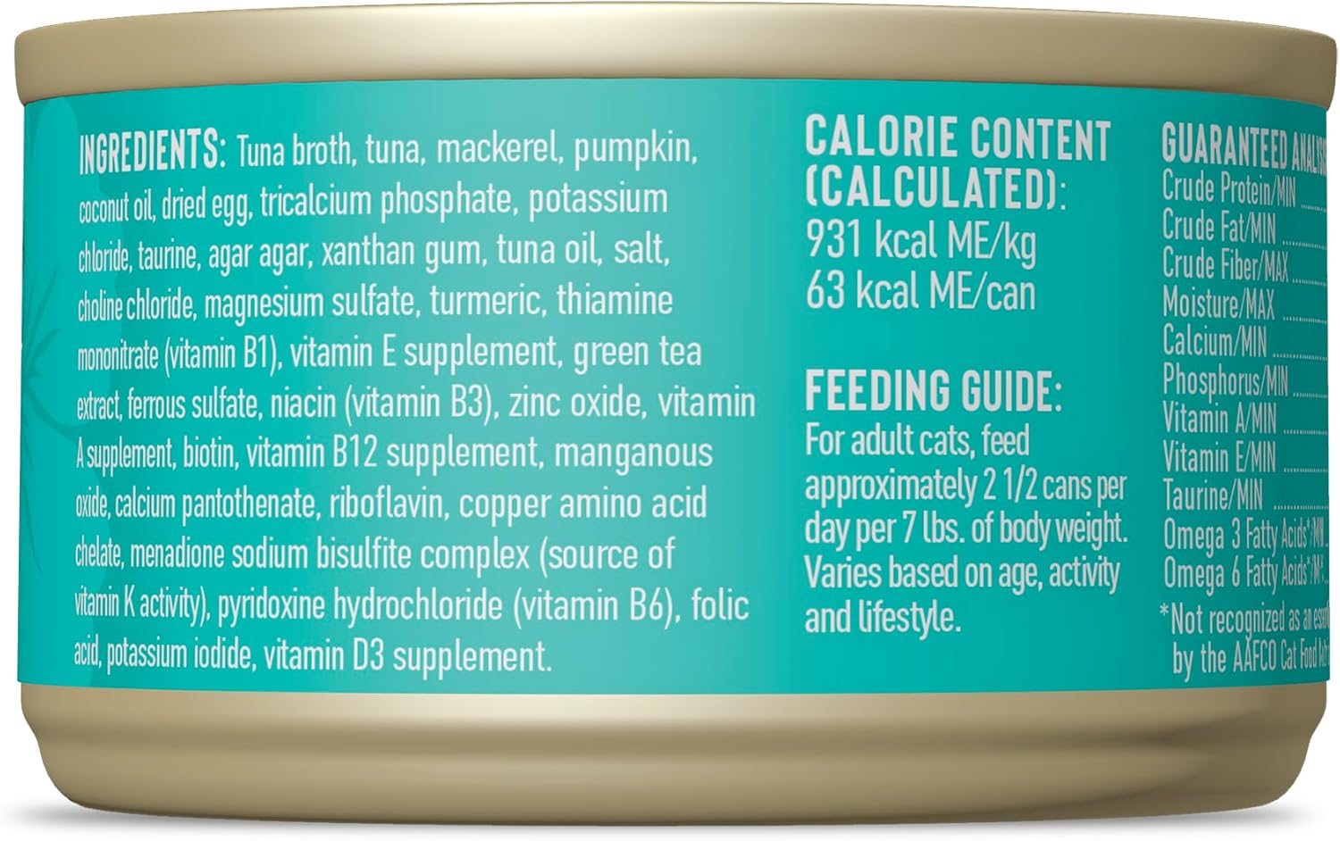 Tiki Cat Silver Pate Grain-Free Tuna and Mackerel in Broth Senior Adult Canned Cat Food - 2.4 Oz - Case of 12