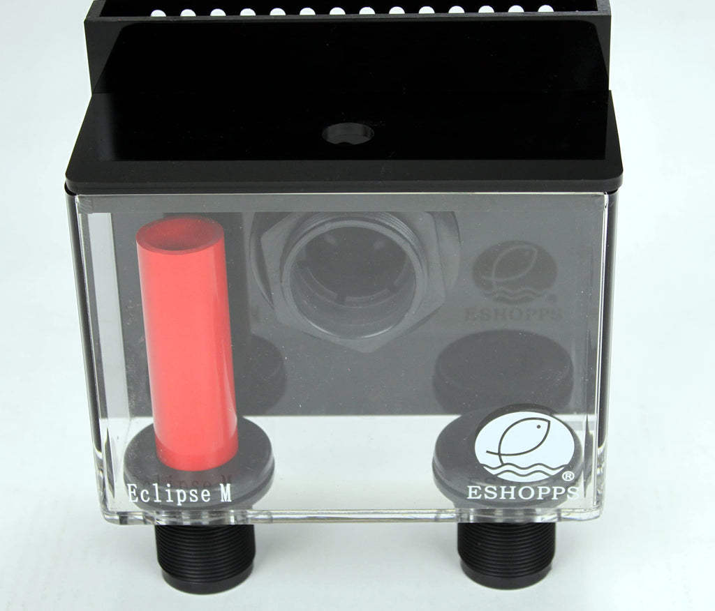 EShopps ECLIPSE Slim Overflow Box Aquarium Filter - Small - L:6 X W:3 X H:6 - Up to 75G...