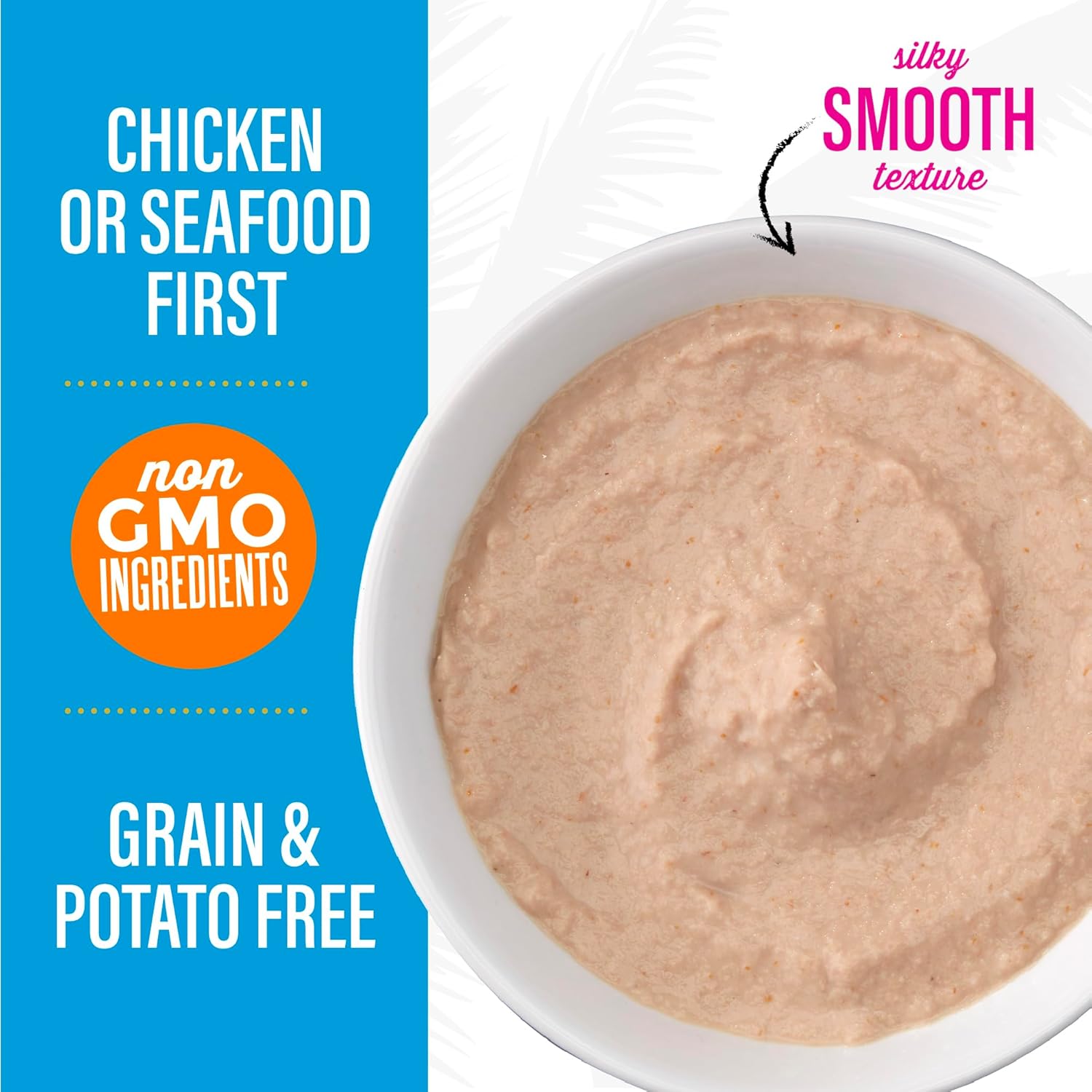 Tiki Cat Luau Velvet Mousse Chicken Egg Tuna Salmon Mackerel in Broth Wet Cat Food Pouch - Variety Pack - 2.8 Oz - Case of 6