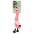 Ethical SPOT Skinneeez Stuffing-Free Flamingo Squeak and Soft Dog Toy Small - 13 Inch