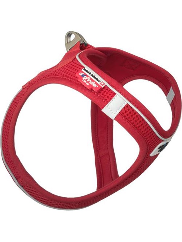 Curli Magnetic Vest V2 Air-Mesh Dog Harness Red Small - Dogs 8.8-15.4 Lbs