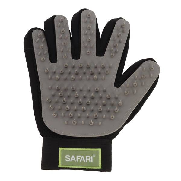 Coastal Safari Dog Grooming Glove - Black and Gray Default Title