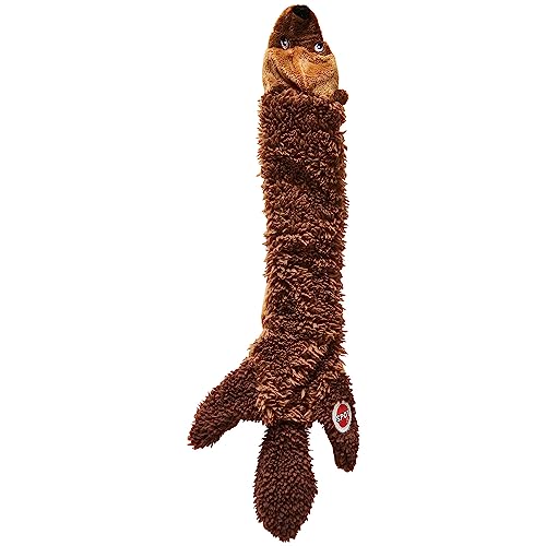 Ethical SPOT Love The Earth Mink Stuffing-Free Crinkle and Squeak Dog Toy Medium - 14 Inch
