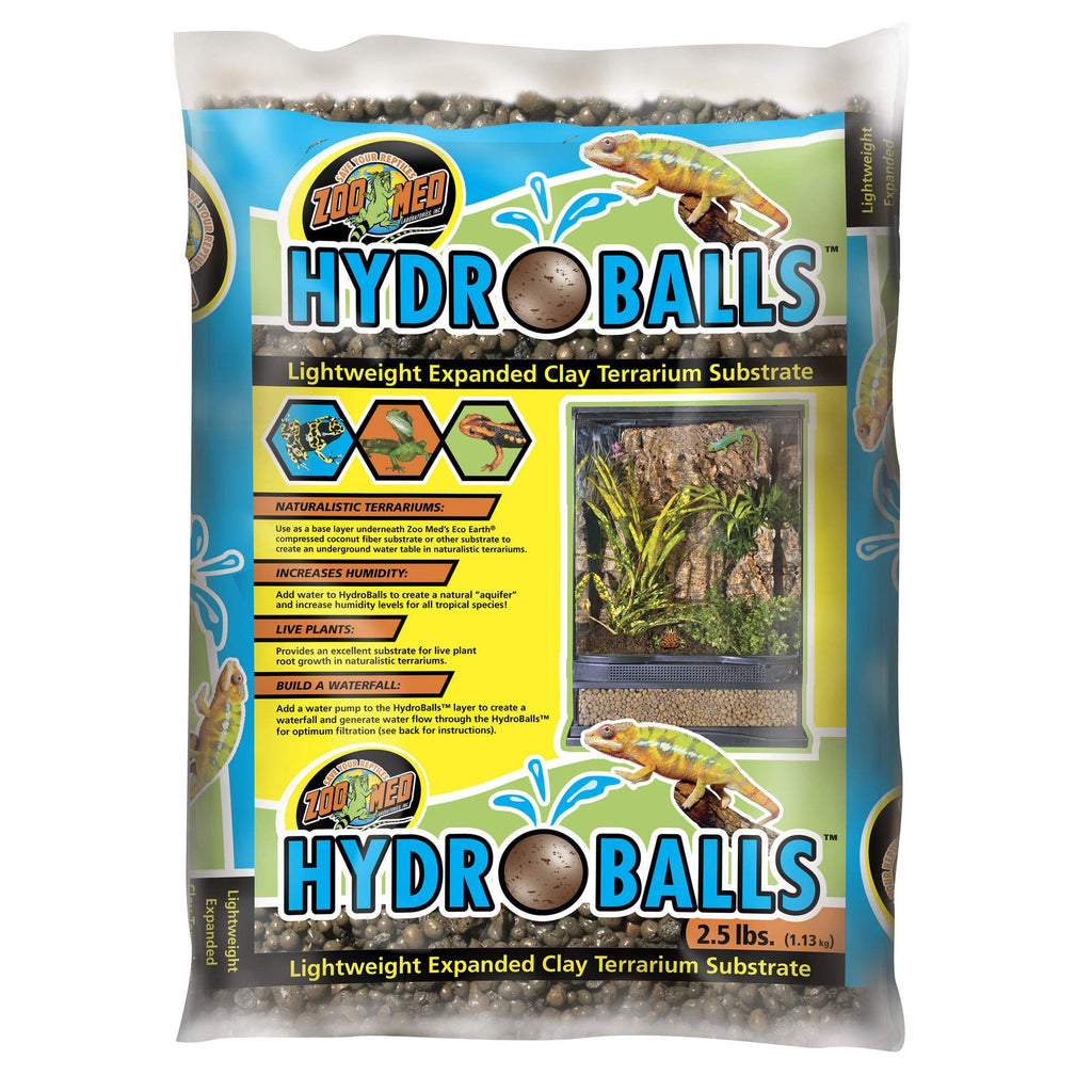 Zoo Med Laboratories Hydroball Clay Pellet Reptile Terrarium Substrate - 2.5 Lbs  