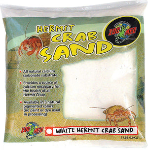 Zoo Med Laboratories Hermit Crab Sand - White - 2 Lbs