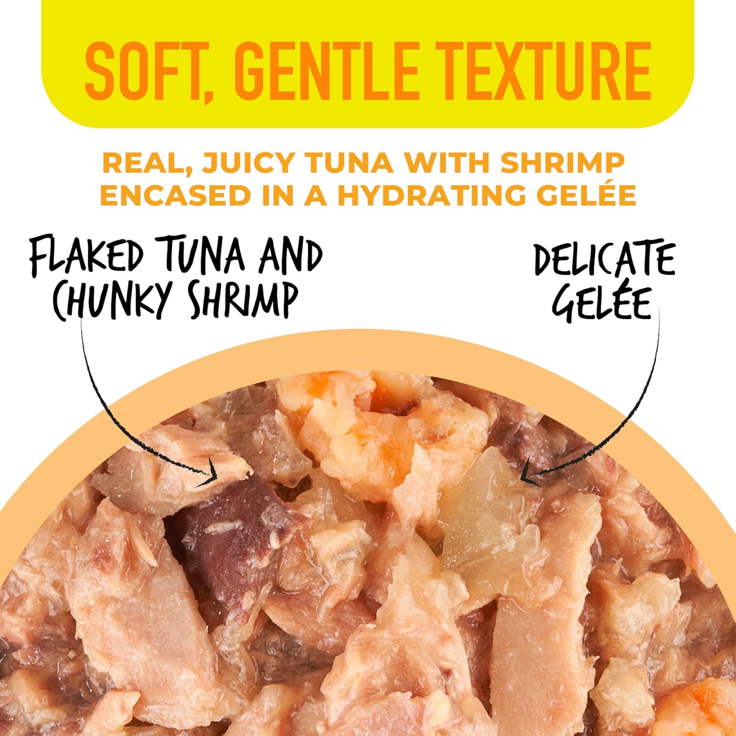 Tiki Cat Gelee Low-Fat Tuna and Shrimp in Gelee Recipe Wet Cat Food Pouch - 2.8 Oz - Case of 12