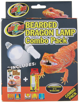 Zoo Med Laboratories Bearded Dragon Lamp Combo Pack