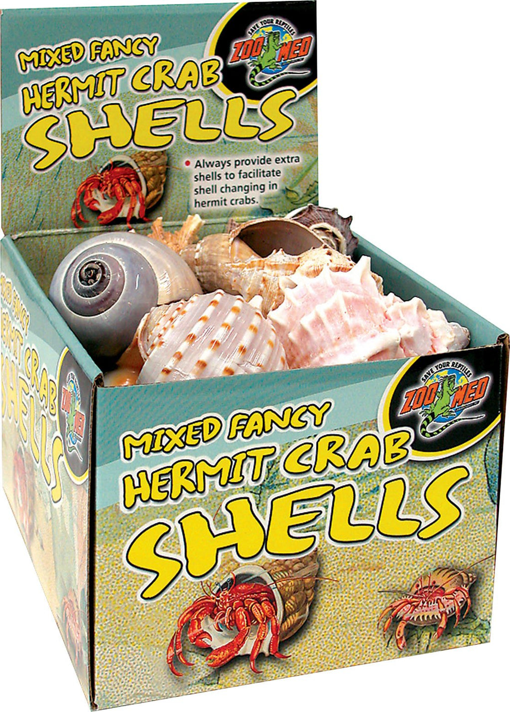 Zoo Med Laboratories Hermit Crab Shell - Multi-Pack - 24 Piece  