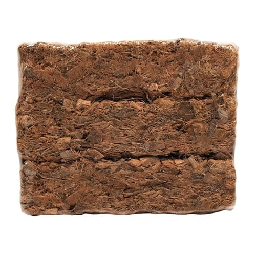 Zoo Med Laboratories Eco Earth Compressed Coconut Chips Snake Substrate Reptile Bedding - 500 Grams - 3 Pack