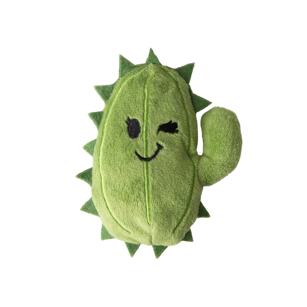Snugarooz Kitty Chloe The Cactus Squeak and Crinkle Plush Catnip Cat Toy Default Title