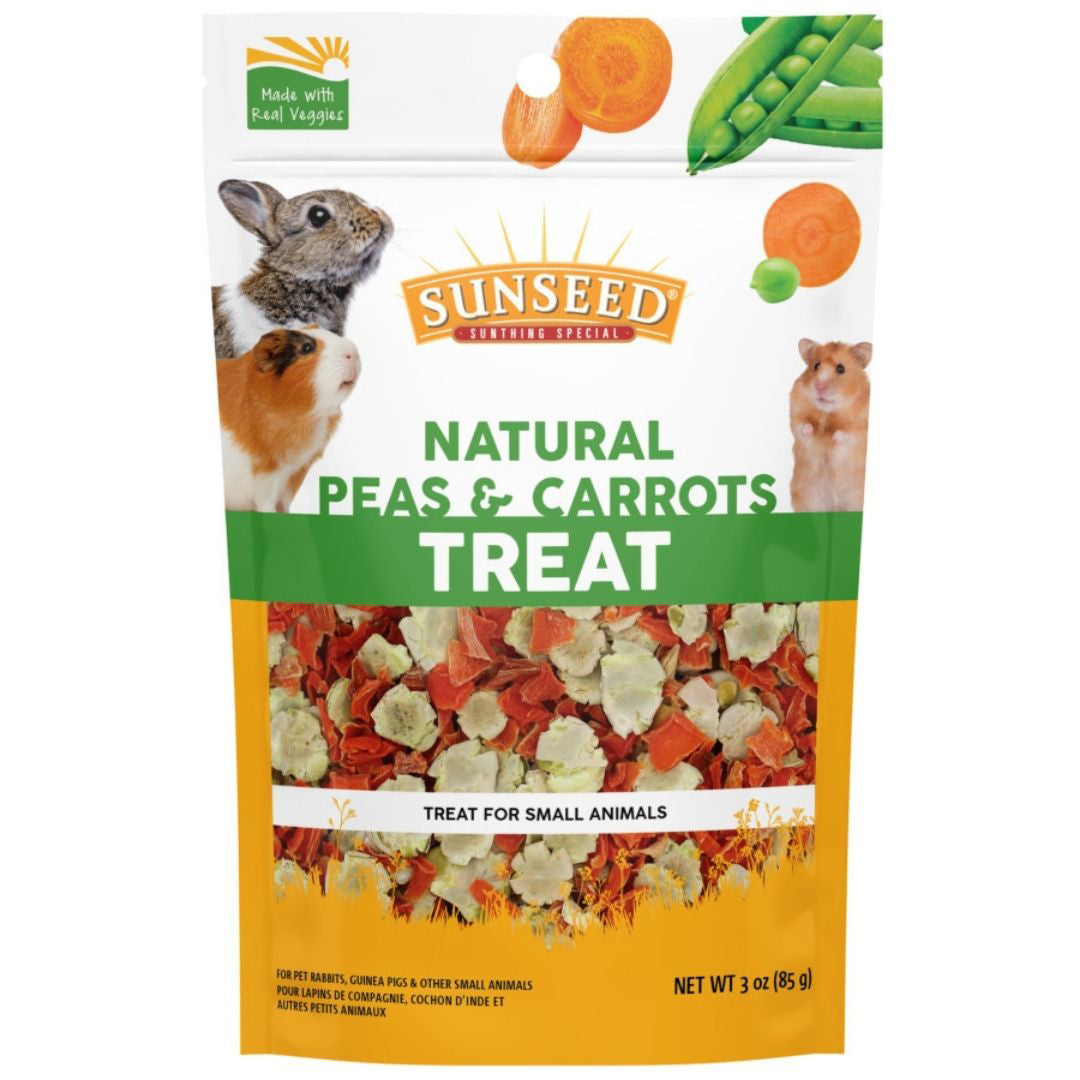 Sunseed Peas and Carrots Natural Small Animal Treats - 3.5 Oz Default Title