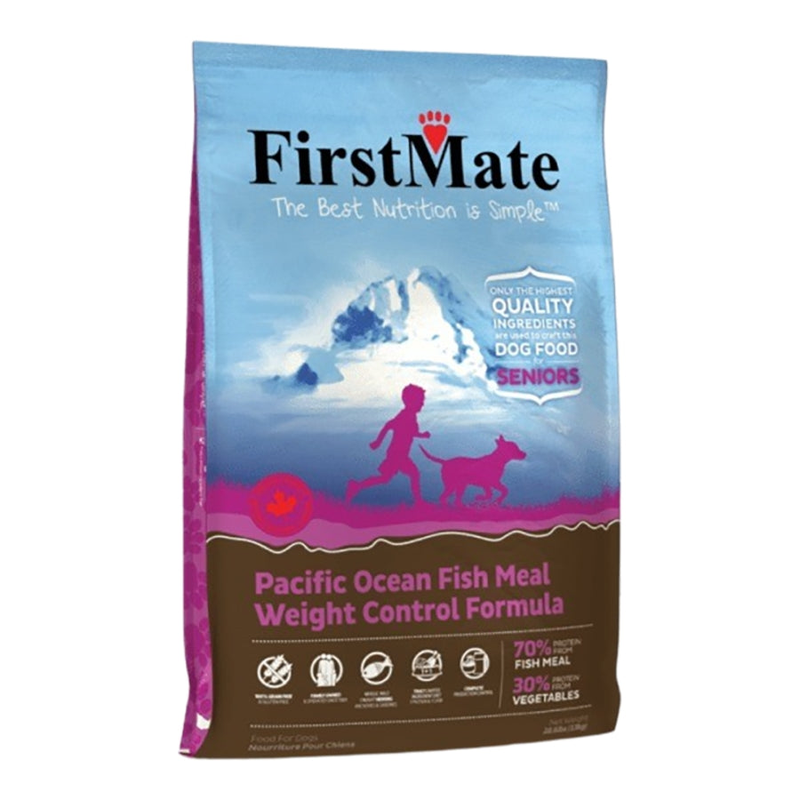 FirstMate Limited Ingredient Diet Grain-Free Pacific Oceanfish Senior Weight Control Dry Dog Food - 25 Lbs
