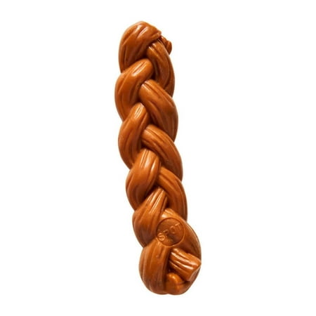 Ethical SPOT Bam-Bones Braided Stick Hickory Smoke Flavored Bamboo and Nylon Chew Dog Toy - Small - 5.75 Inch