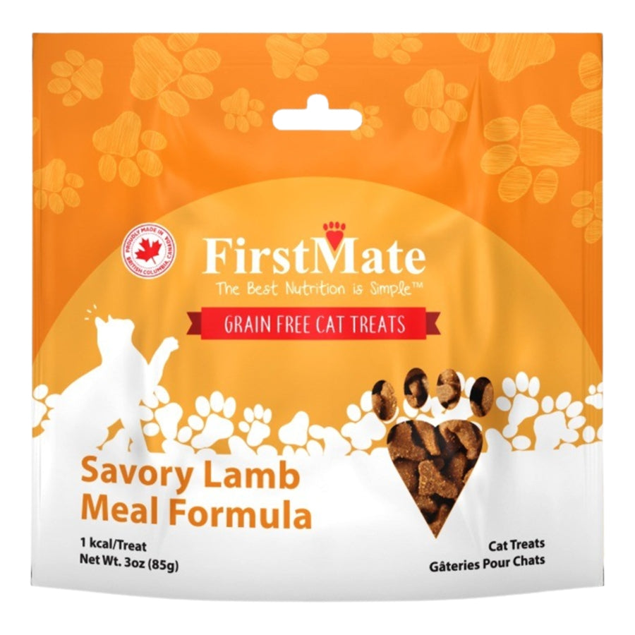 FirstMate Savory Lamb Grain-Free Cat Treats - 3 Oz