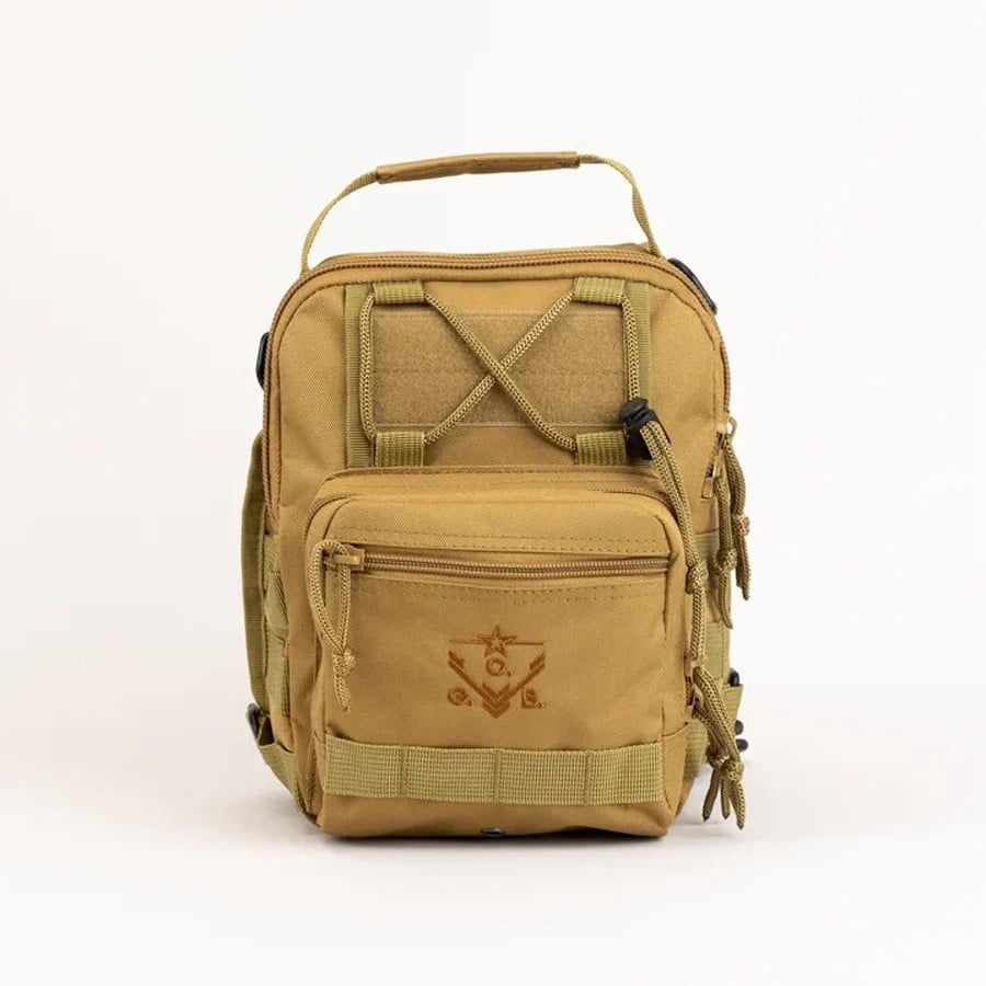 Operation Good Boy Tactical Travel and Hiking Single-Shoulder Sling Duffle Dog Bag Default Title