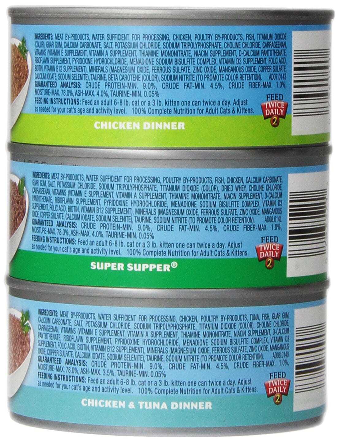 9Lives Pate Variety Canned Cat Food - Variety Pack - 5.5 Oz - 12 Count  