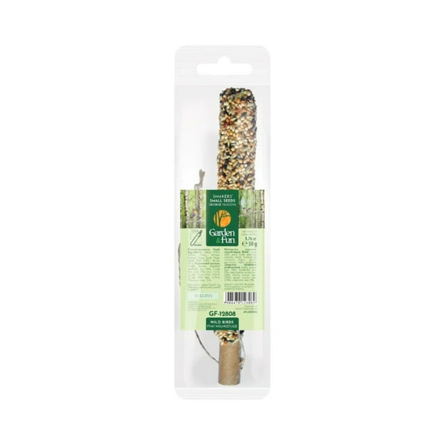 A&E Cage Company Garden Fun Smakers Seed Stick for Finches Wild Bird Treats - Small - 1.76 Oz