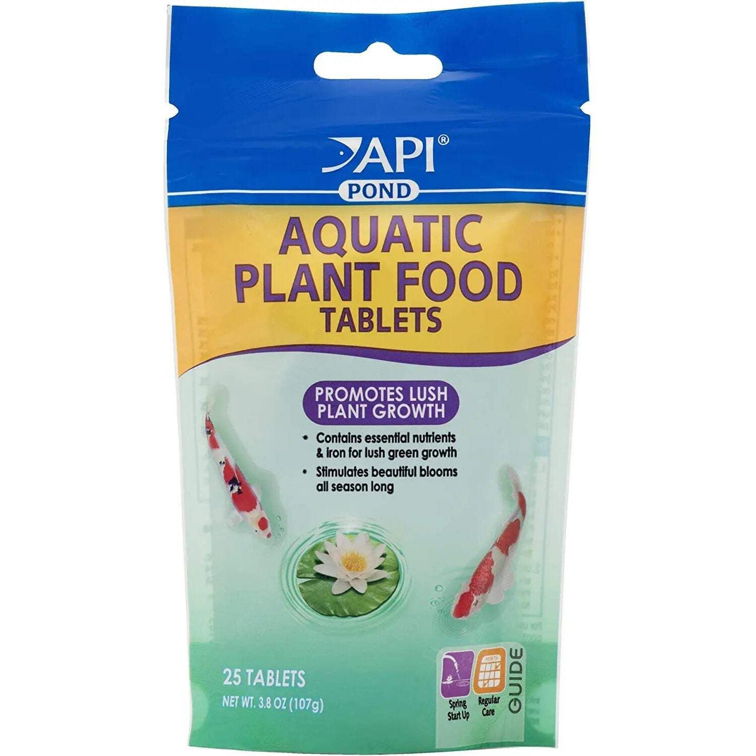 API PondCare Aquatic Freeze-Dried Potted Plant Pond Food Fertilizer - 3.8 Oz - 25 Tablets Default Title