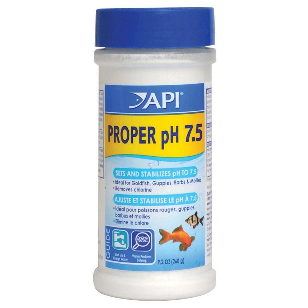 API Proper PH 7.5 Freshwater Aquarium PH Stablizer Powder Solution - 9.2 Oz Default Title