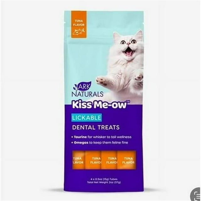 Ark Naturals Kiss Me-Ow Tuna Lickable Dental Cat Treats - 2 Oz Default Title
