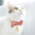 Touchcat ® Glampurr Elegant Fashion Cat Collar with large Bowtie and Bell Charm