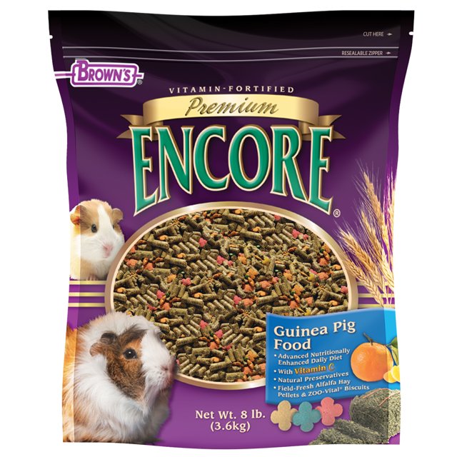 F.M. Brown's Encore Premium Guinea Pig Small Animal Food - 8 Lbs Default Title