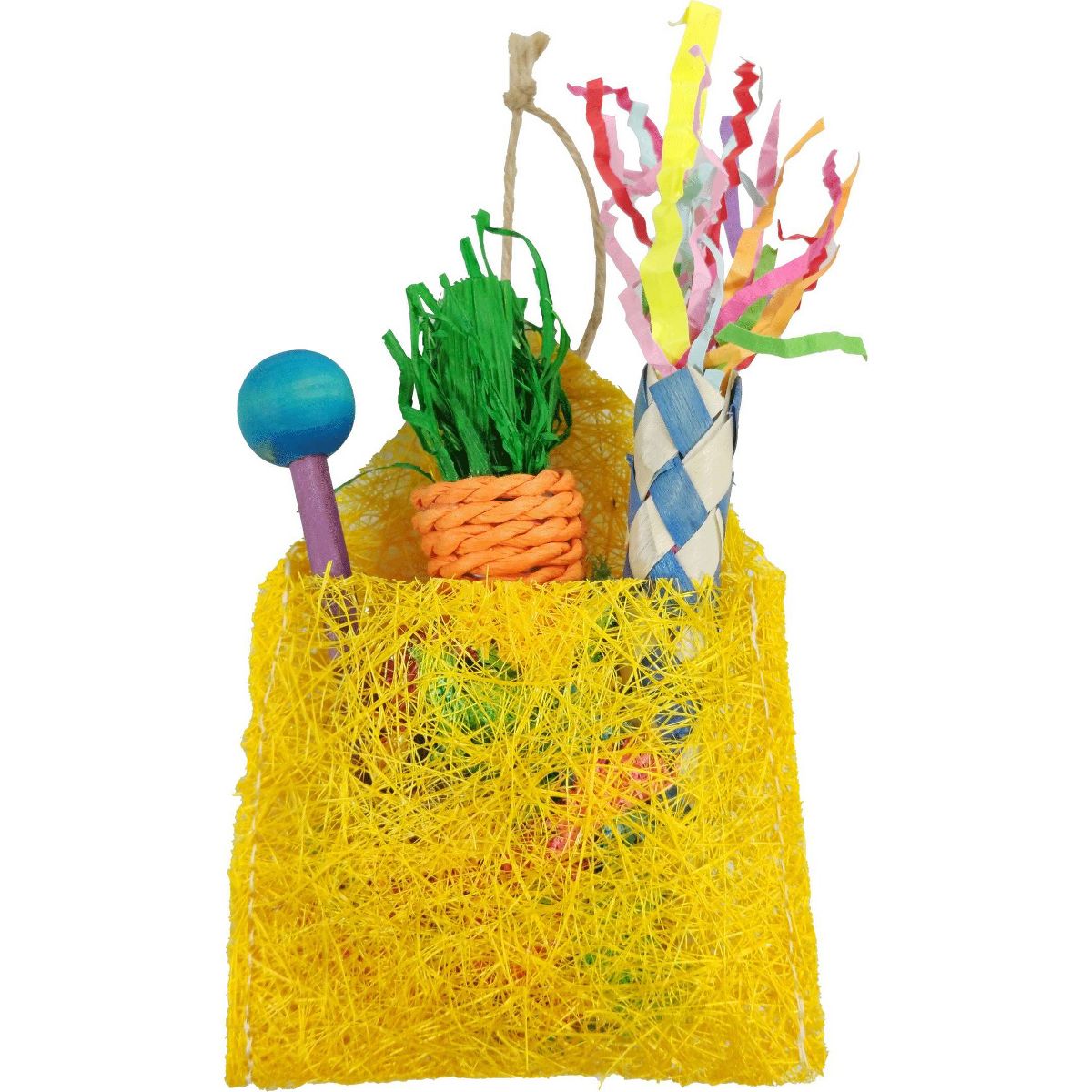 A&E Cage Company Nibbles Veggie Pouch Small Animal Toy Default Title