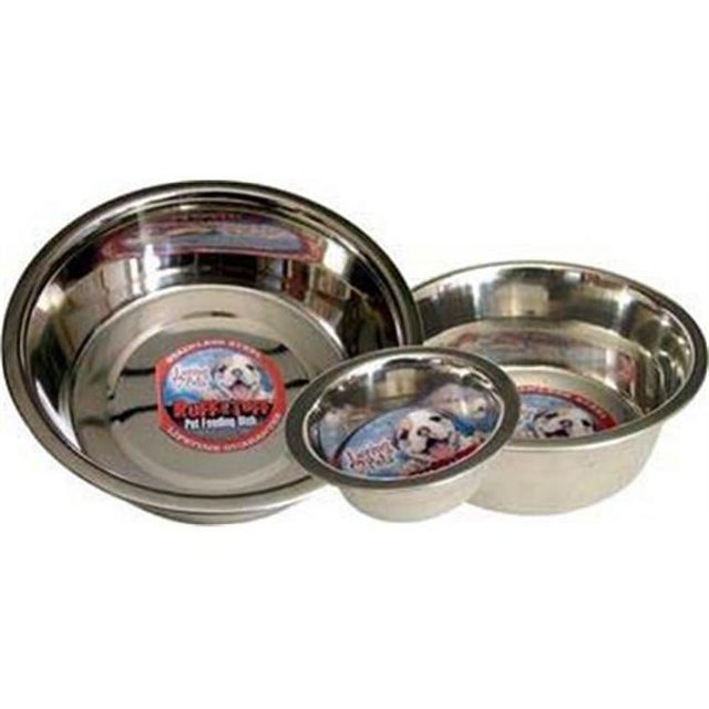 Loving Pets Standard Stainless Steel Cat and Dog Dish Bowl 3 Quarts