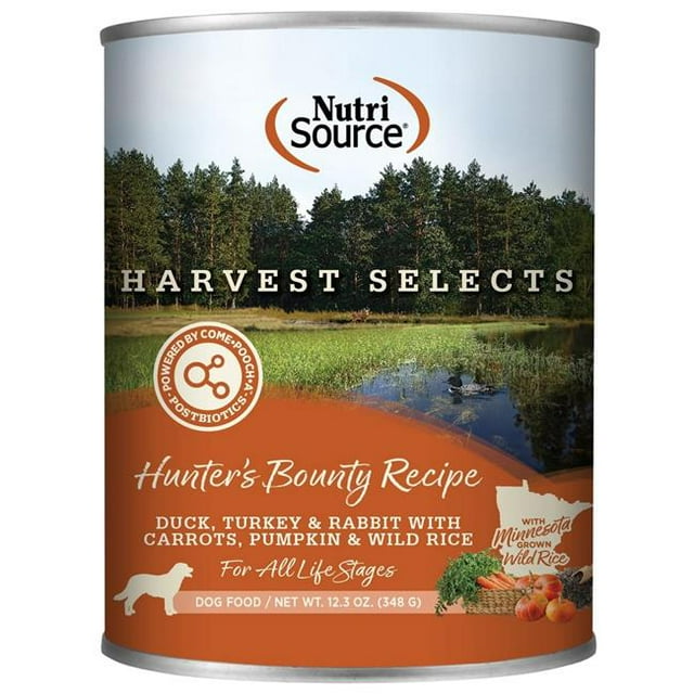 Nutrisource Harvest Selects Hunter's Bounty Recipe Canned Dog Food - 12.3 Oz - Case of 12