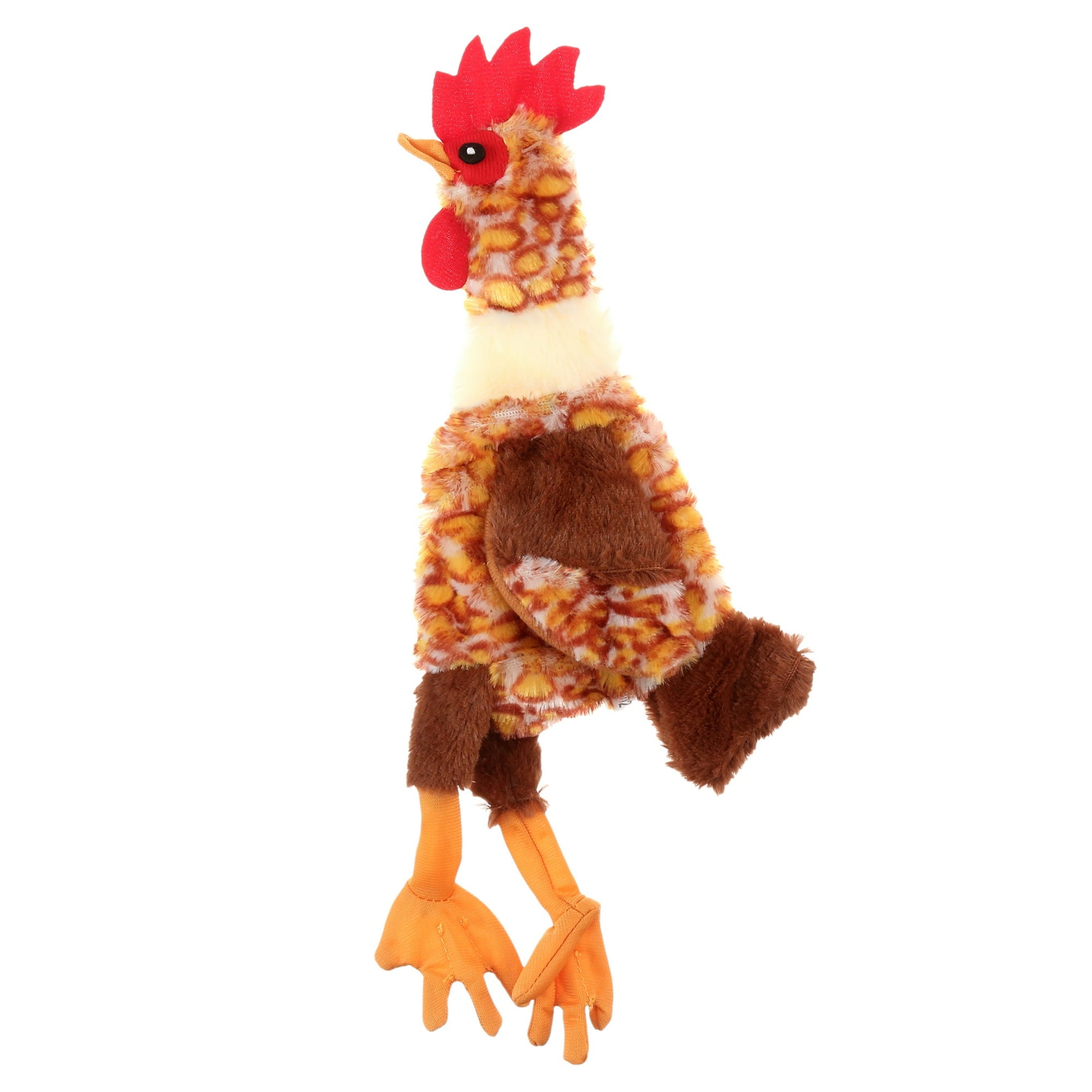 Ethical SPOT Skinneeez Stuffing-Free Barnyard Chicken Squeak and Soft Dog Toy