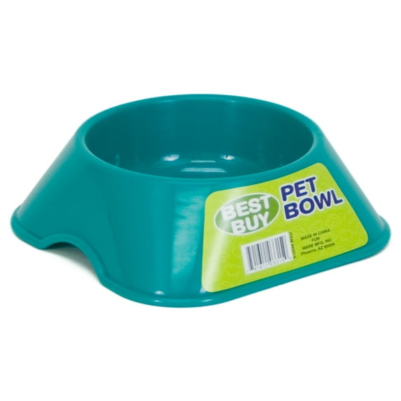 Ware Bets Buy Plastic Food or Water Cat and Dog Bowl - Large - L:6 X W:6 X H:2 Inches Default Title