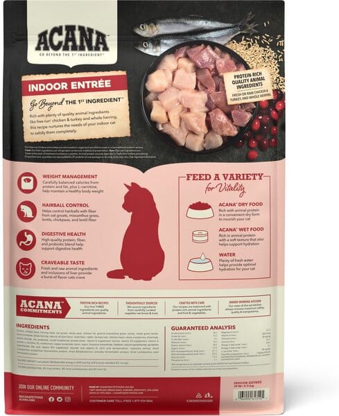 Acana 'Kentucky Dogstar Chicken' Indoor Entrée Cat Dry Cat Food - 10 lb Bag