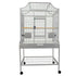 A&E Cage Company Elegant Style Flight Bird Cage with Stand - Platinum - 32 X 21 X 61 In