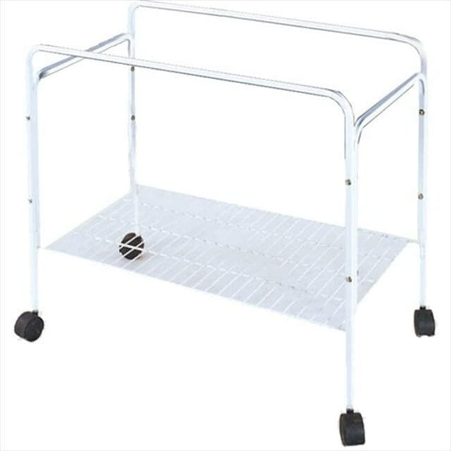 A&E Cage Company Small Animal Cage Stand - White - 31 X 17 X 26 In - Extra Large - 2 Pack