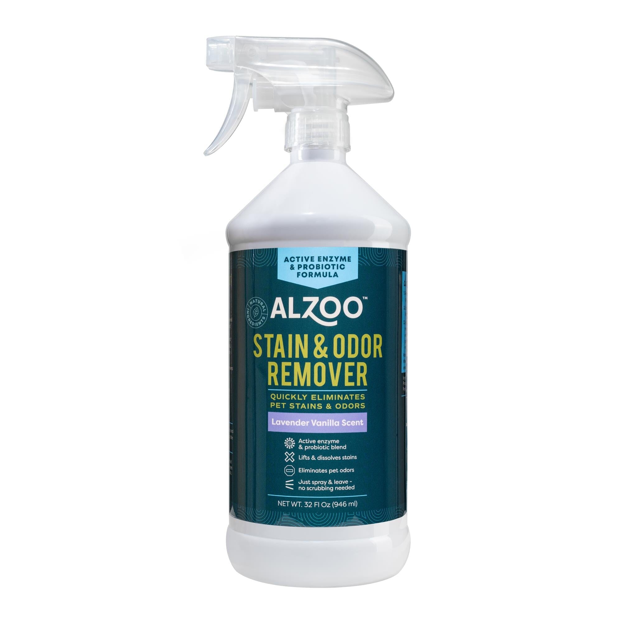 Alzoo Pee Be Gone Lavender Vanilla Pet Stain and Odor Remover - 1 Gallon