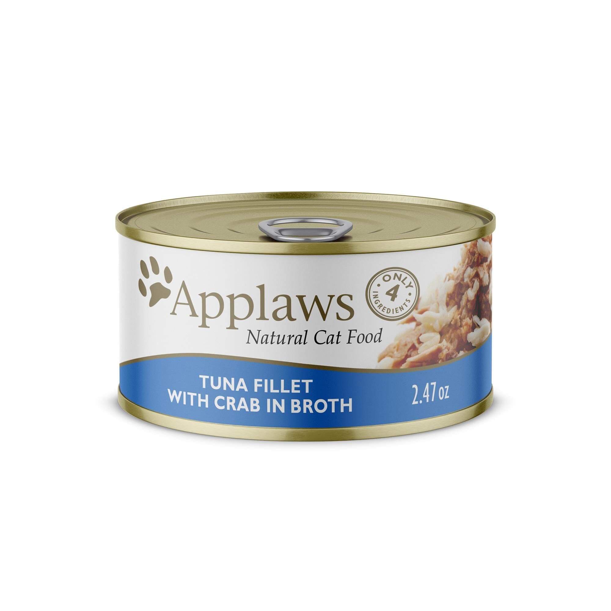 Applaws Tuna and Crab in Broth Canned Cat Food - 2.47 Oz - Case of 24