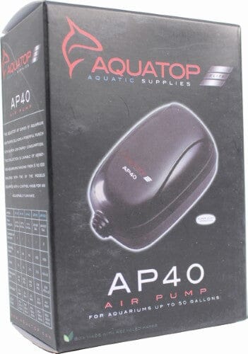 Aquatop Breza Single Outlet Aquarium Air Pump - Black - 5 - 50 Gal