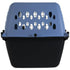 Aspen Fashion Pet Porter Dog Kennel Hard-Sided - Blue and Black - 26 in