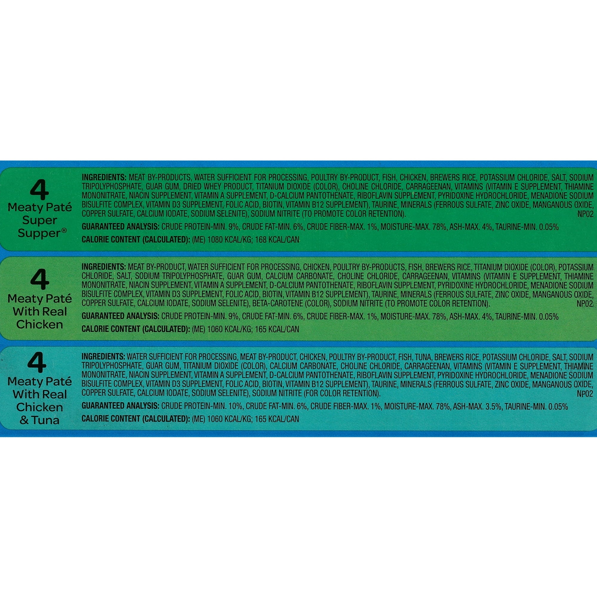 9Lives Pate Favorites Chicken and Tuna Canned Cat Food - Variety Pack - 5.5 Oz - Case of 12