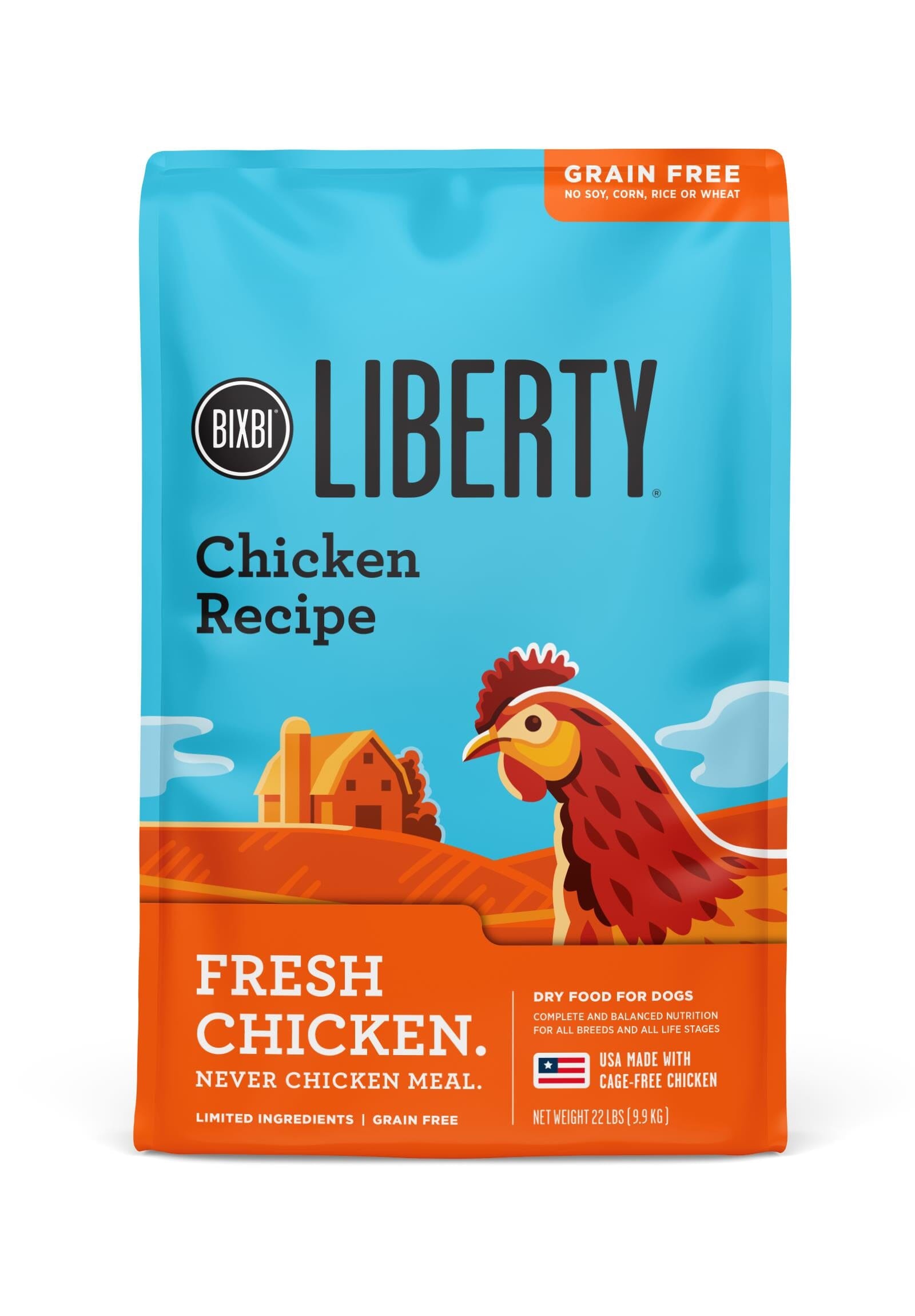 Bixbi Liberty Chicken Recipe Adult Dry Dog Food - 22 Lbs