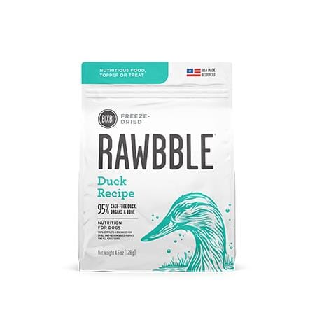 Bixbi Rawbble Duck Freeze-Dried Dog Food - 4.5 Oz