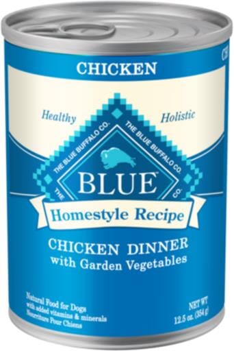 Blue Buffalo Homestyle Recipe Chicken Dinner with Garden Vegetables & Brown Rice Canned Dog Food