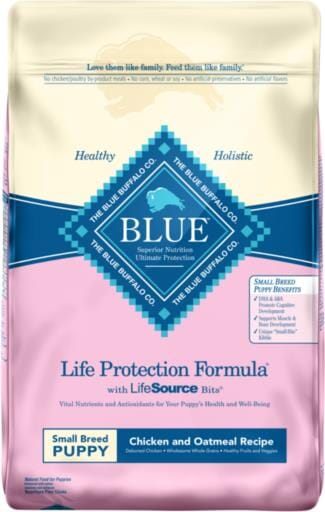 Blue Buffalo Life Protection Natural Chicken & Oatmeal Recipe Small Breed Puppy Dry Dog Food