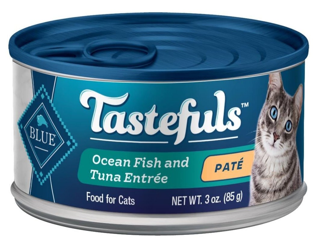 Blue Buffalo Tastefuls Natural Pate Ocean Fish & Tuna Entree Wet Cat Food