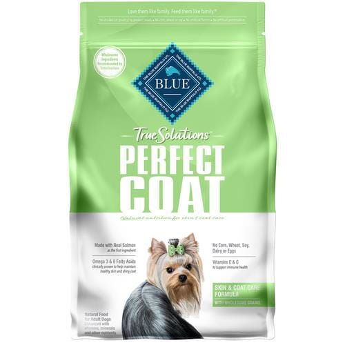 Blue Buffalo True Solutions Perfect Coat Natural Skin & Coat Care Salmon Recipe Adult Dry Dog Food
