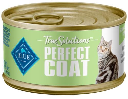 Blue Buffalo True Solutions Perfect Coat Natural Skin & Coat Care Whitefish Recipe Adult Wet Cat Food