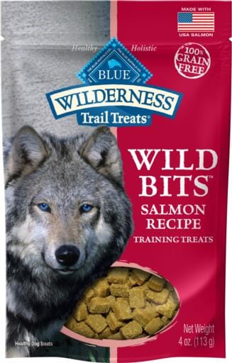 Blue Buffalo Wilderness Wild Bits High-Protein Grain-Free Salmon Moist Training Dog Treats - 4 Oz