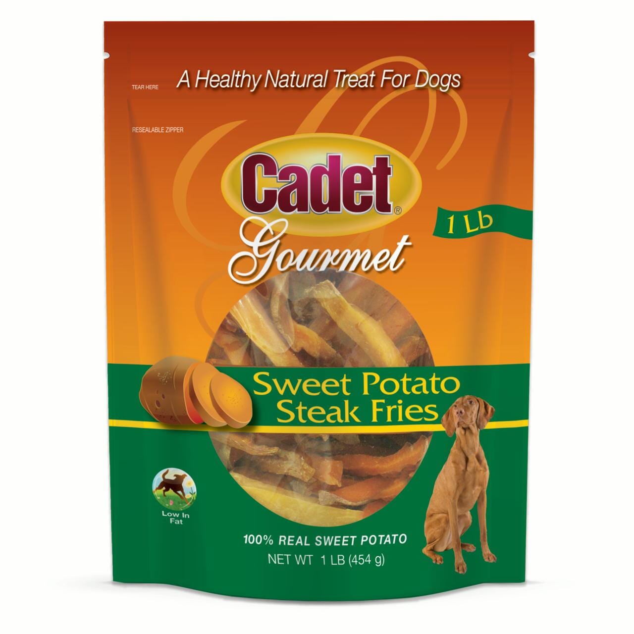 Cadet Gourmet Sweet Potato Steak Fries Natural Dog Treats - Sweet Potato - 1 Lb
