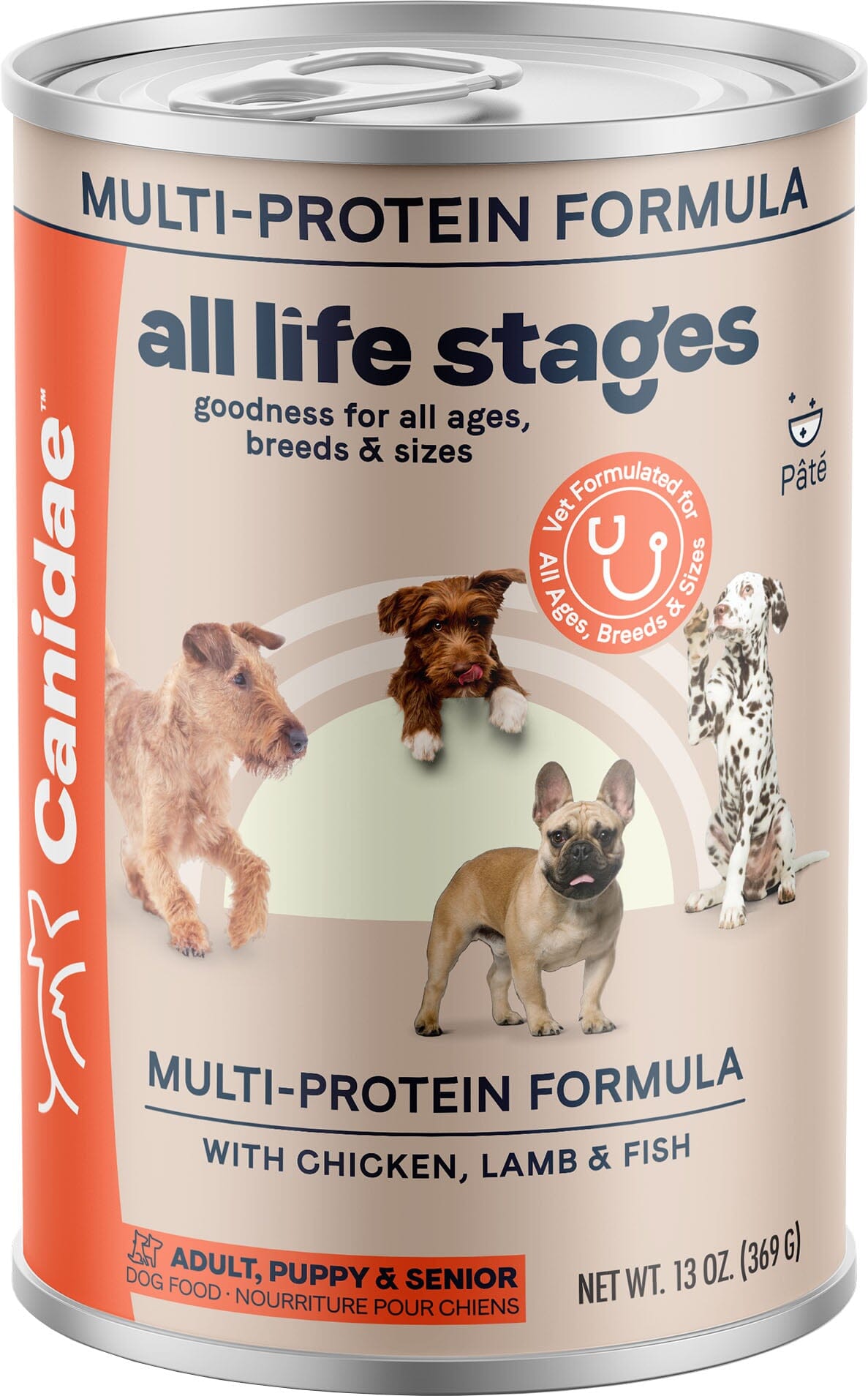 Canidae All Life Stages Multi-Protein Canned Dog Food - Chicken and Lamb - 13 Oz - Case of 12