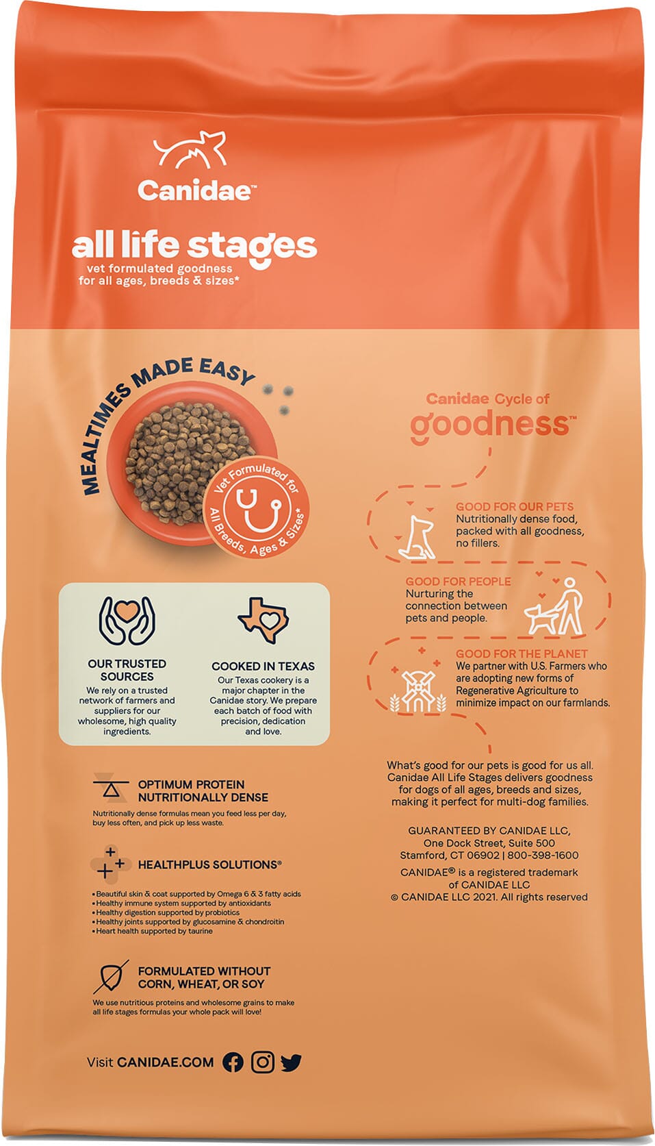 Canidae All Life Stages Premium Dry Dog Food - Real Lamb & Ancient Grains - 5 Lbs
